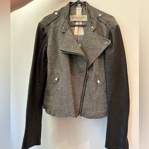 Burberry Brit Authentic Leather Jacket US SZ 8